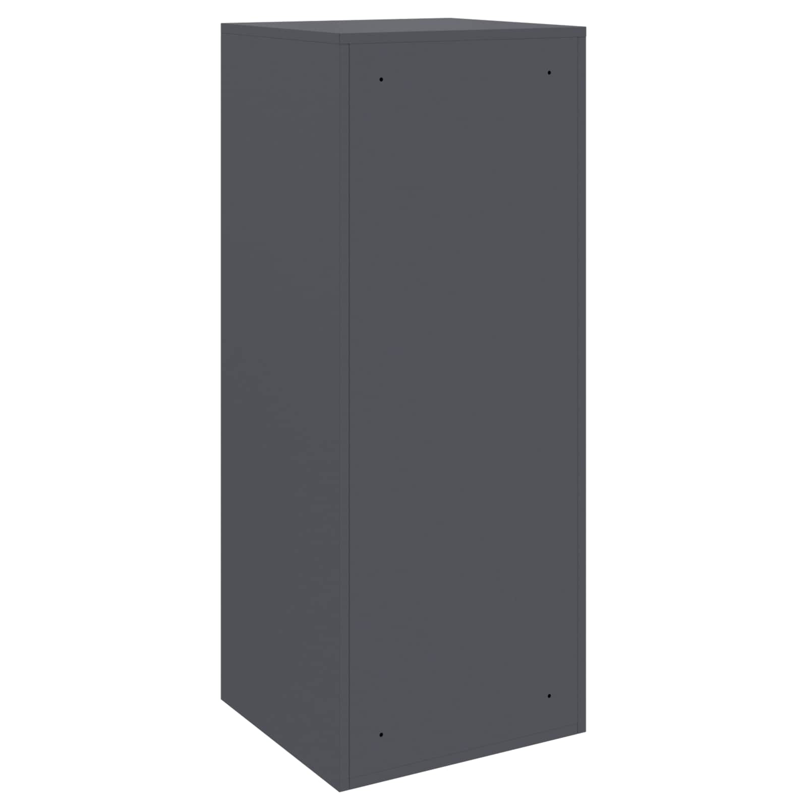 Paketdrop-Box mit Speicher Anthrazit 41 x 38 x 103 cm Stahl