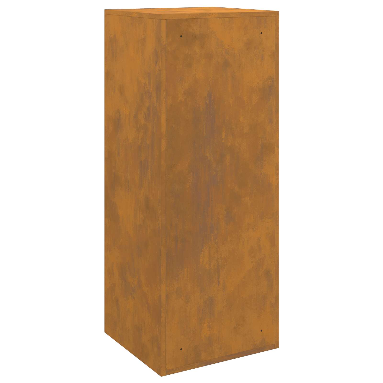 Paketdrop-Box Rostoptik 41 x 38 x 103 cm Wetterfeststahl