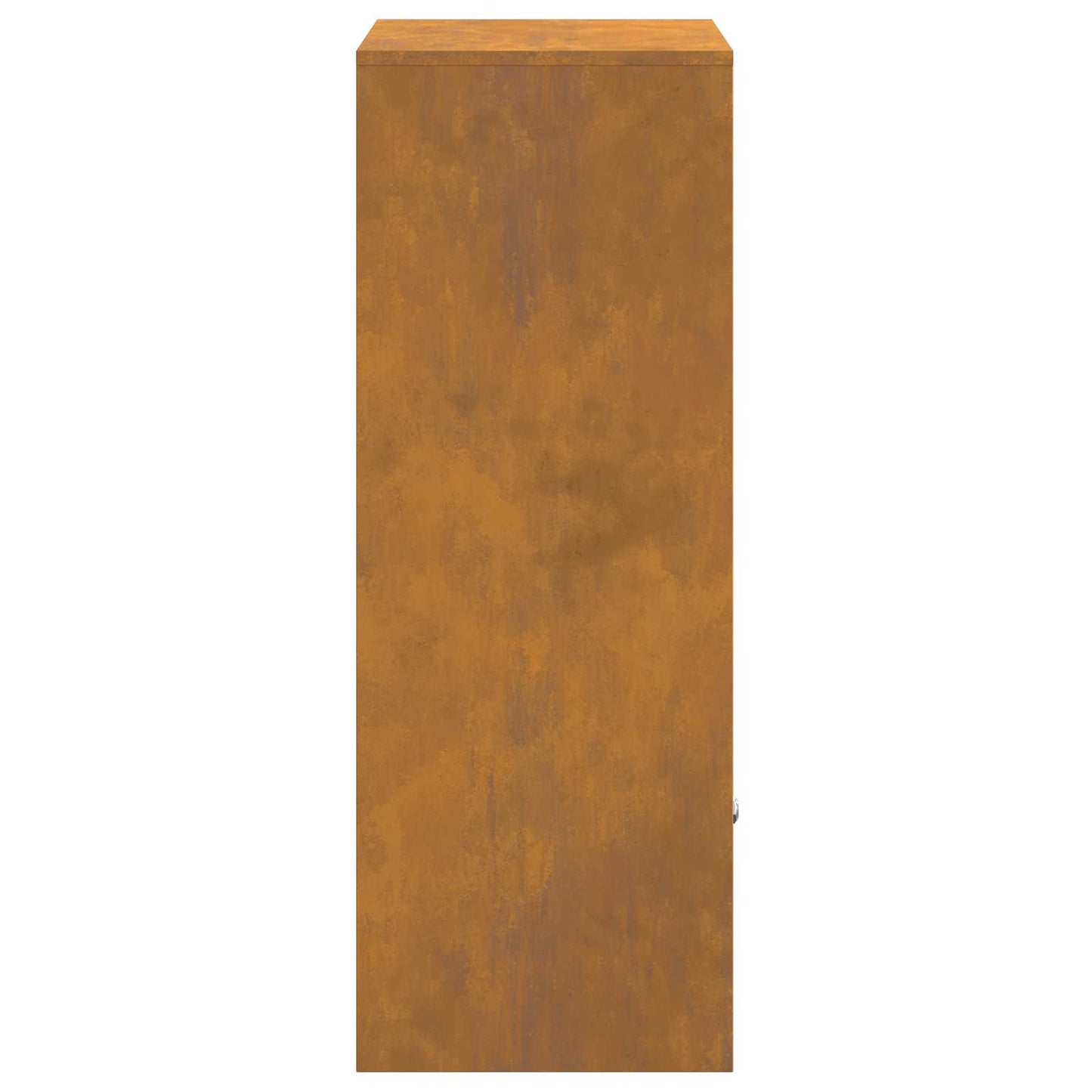 Paketdrop-Box Rostoptik 41 x 38 x 103 cm Wetterfeststahl