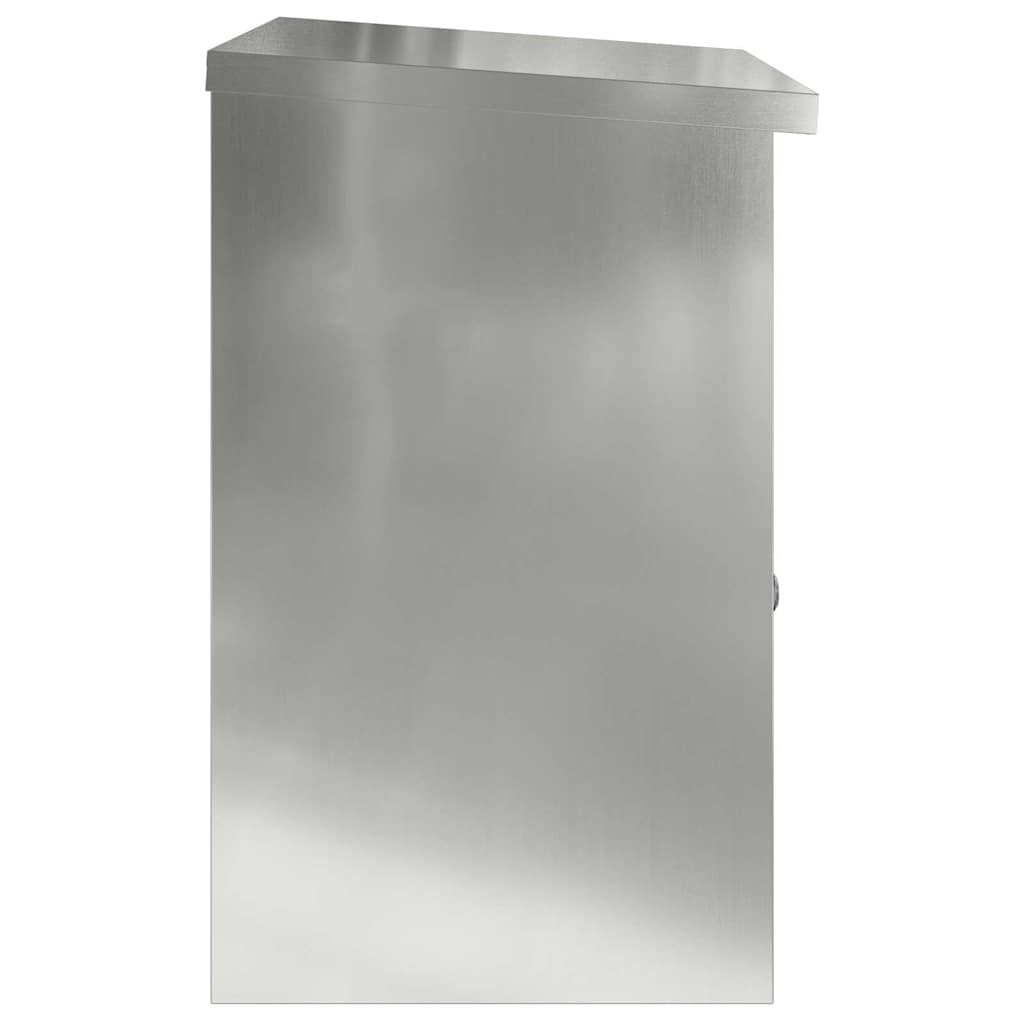 Paketdrop-Box Schwarz 47,5 x 38 x 59 cm Verzinkter Stahl