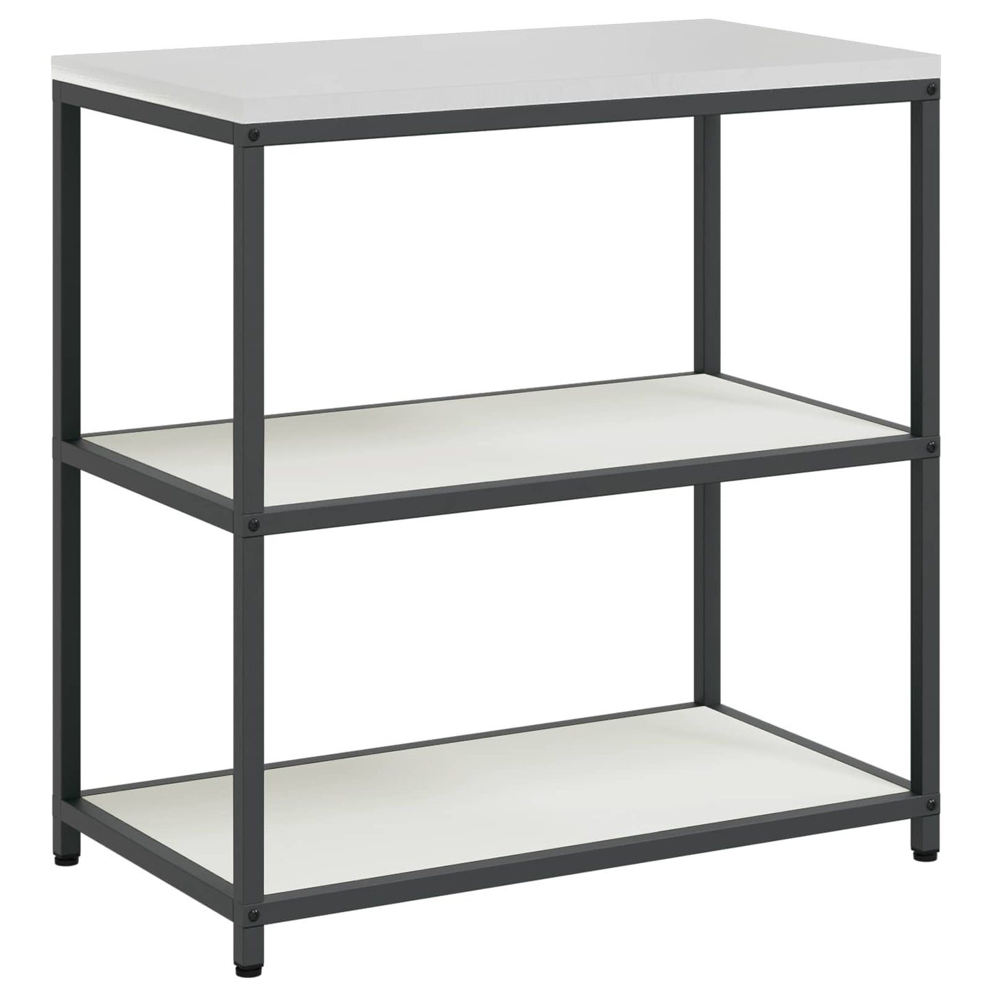 Küchenregal HATTEM Weiß 90 x 50 x 92 cm Stahl