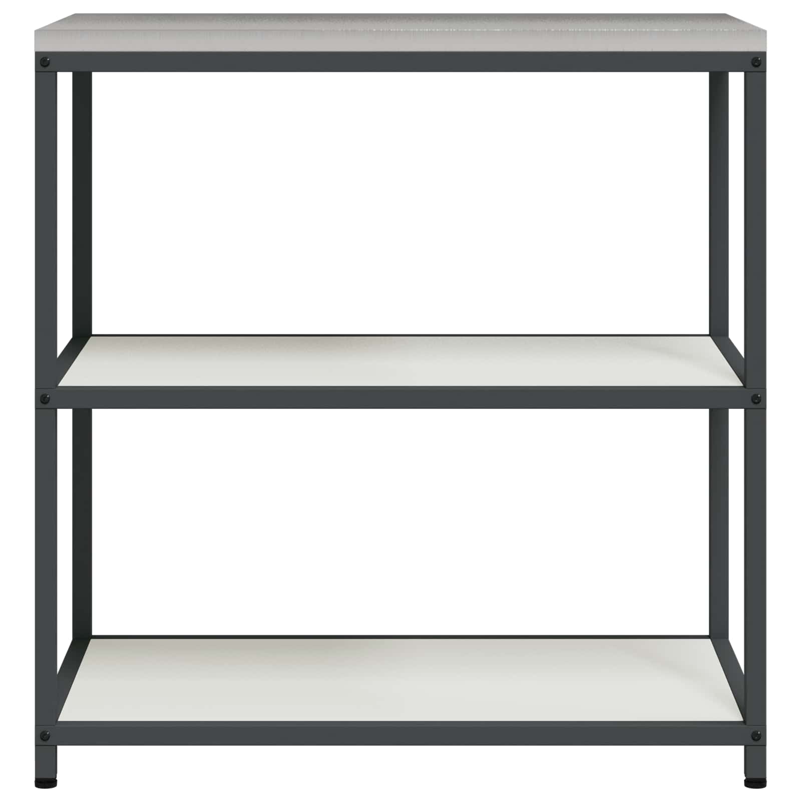 Küchenregal HATTEM Weiß 90 x 50 x 92 cm Stahl