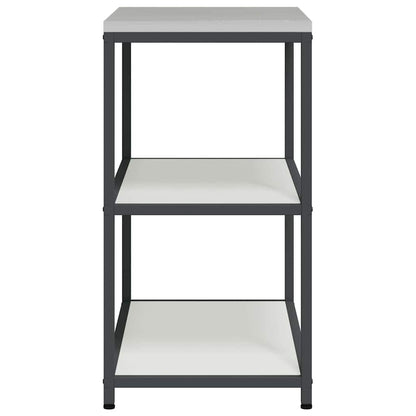 Küchenregal HATTEM Weiß 90 x 50 x 92 cm Stahl