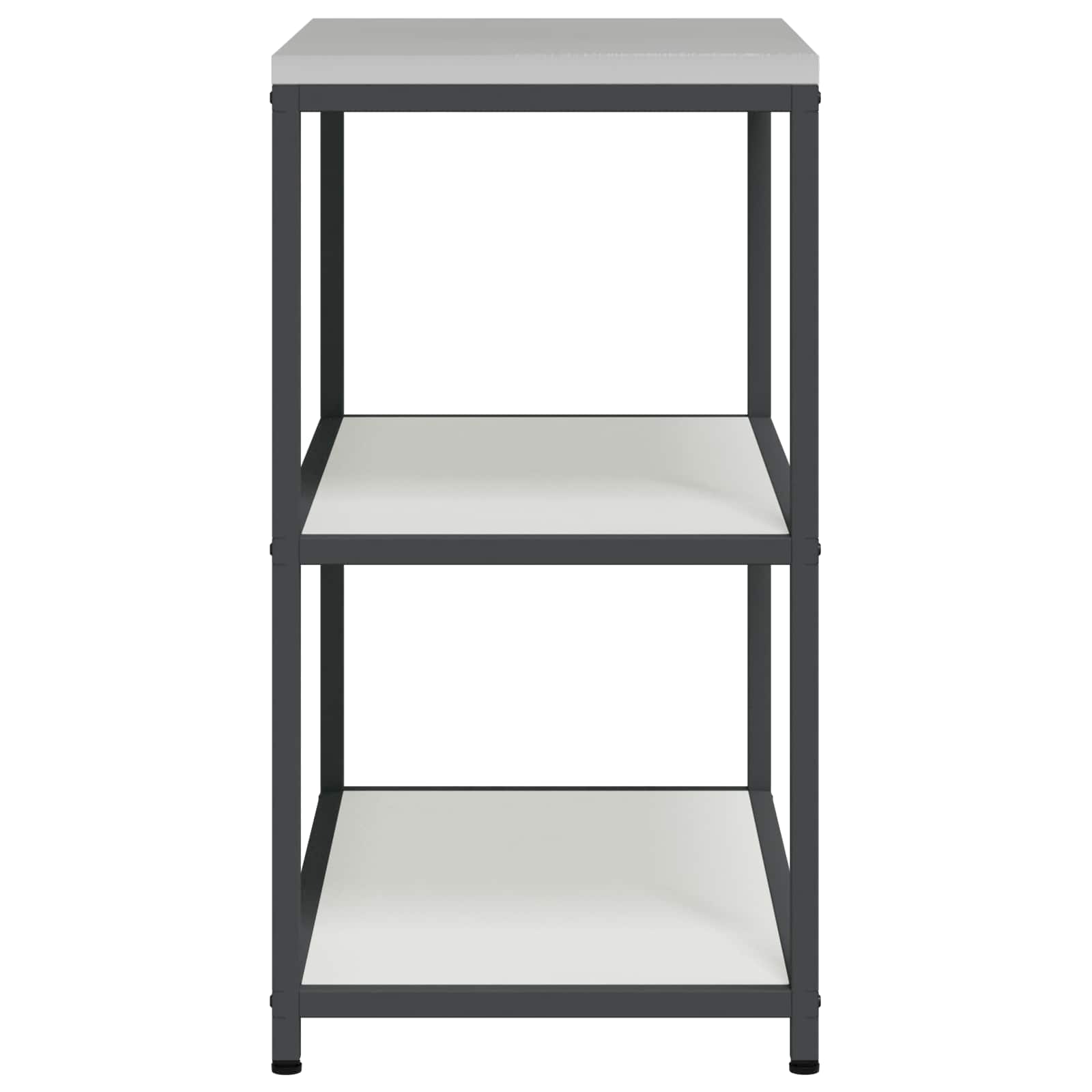 Küchenregal HATTEM Weiß 90 x 50 x 92 cm Stahl