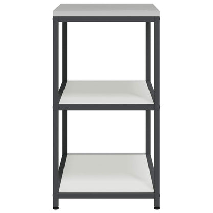 Küchenregal HATTEM Weiß 90 x 50 x 92 cm Stahl