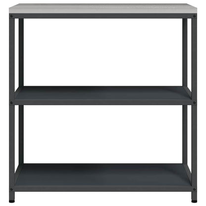 Küchenregal HATTEM Anthrazit 90 x 50 x 92 cm Stahl