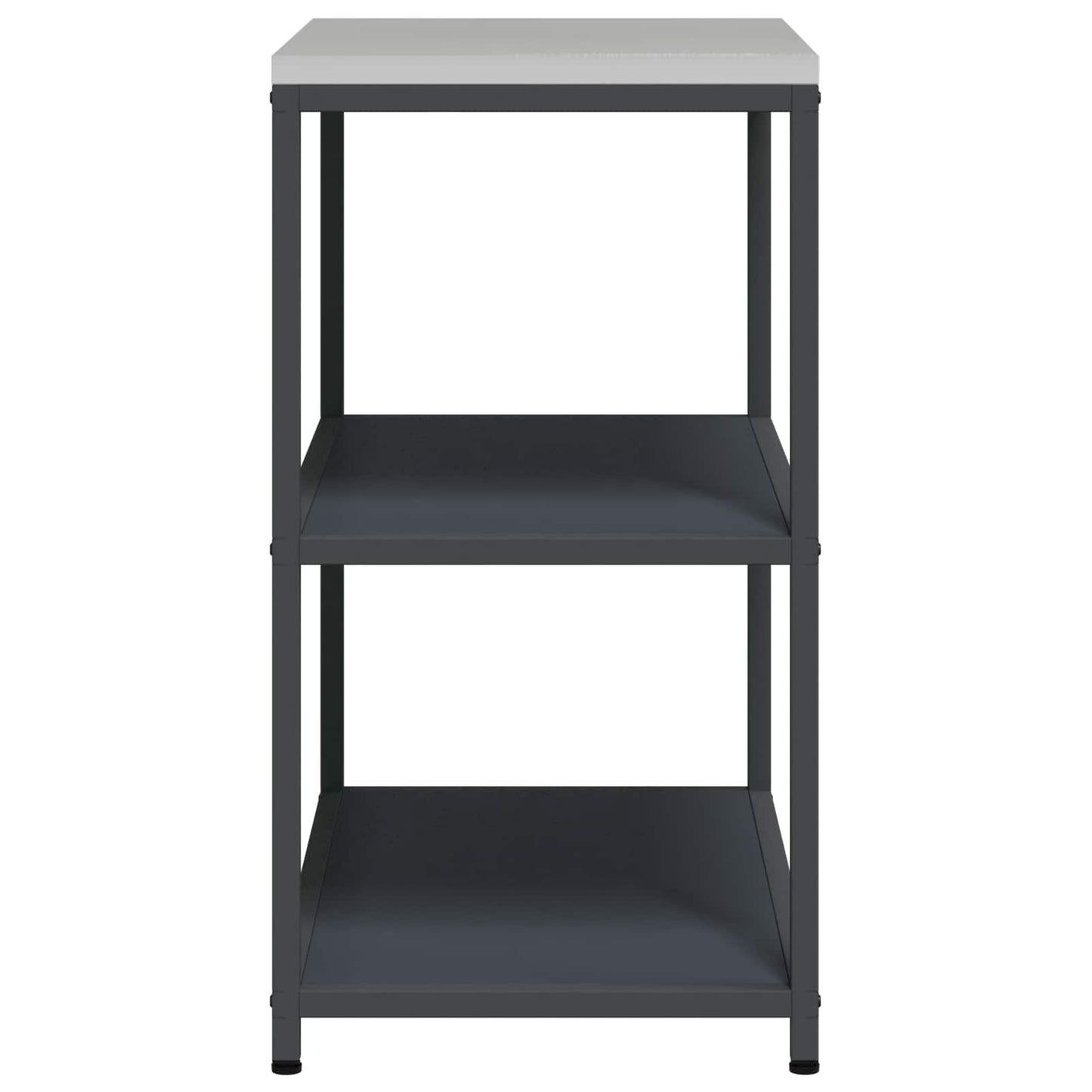 Küchenregal HATTEM Anthrazit 90 x 50 x 92 cm Stahl