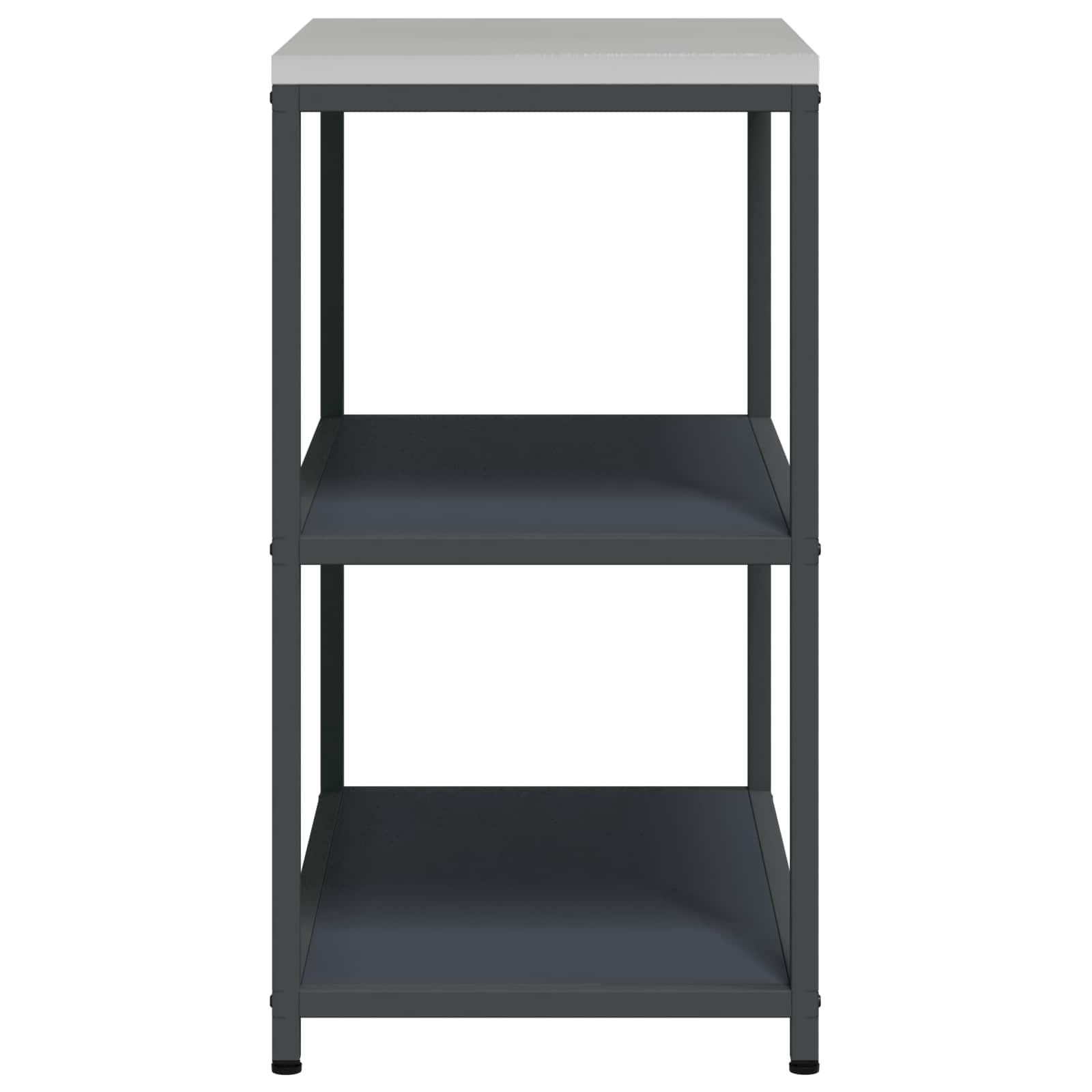 Küchenregal HATTEM Anthrazit 90 x 50 x 92 cm Stahl