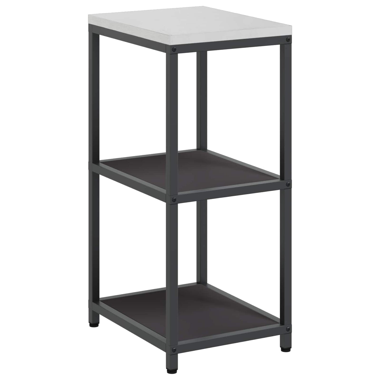 Küchenregal HATTEM Schwarz 40 x 50 x 92 cm Stahl