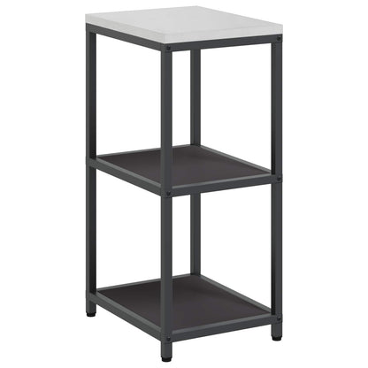 Küchenregal HATTEM Schwarz 40 x 50 x 92 cm Stahl