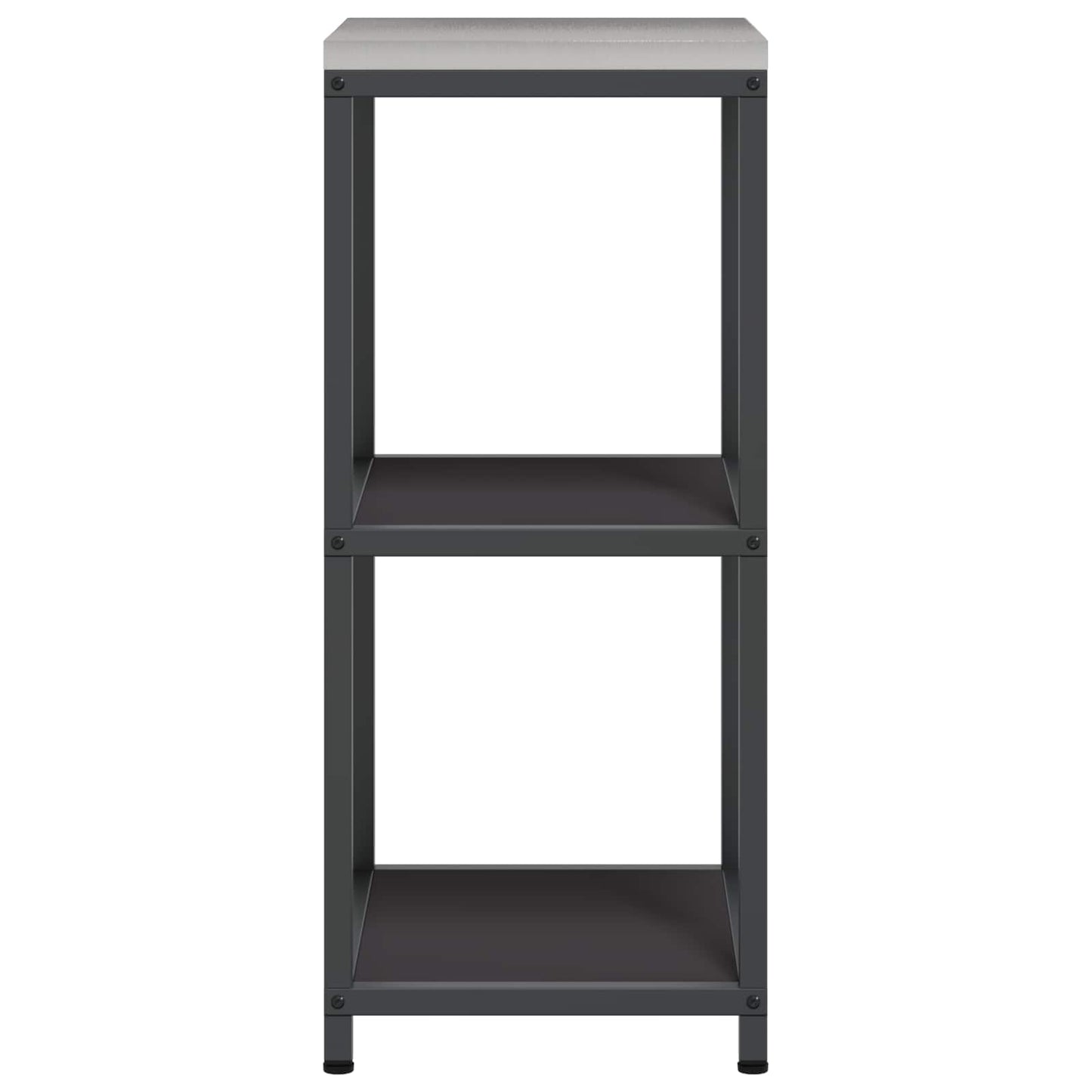 Küchenregal HATTEM Schwarz 40 x 50 x 92 cm Stahl