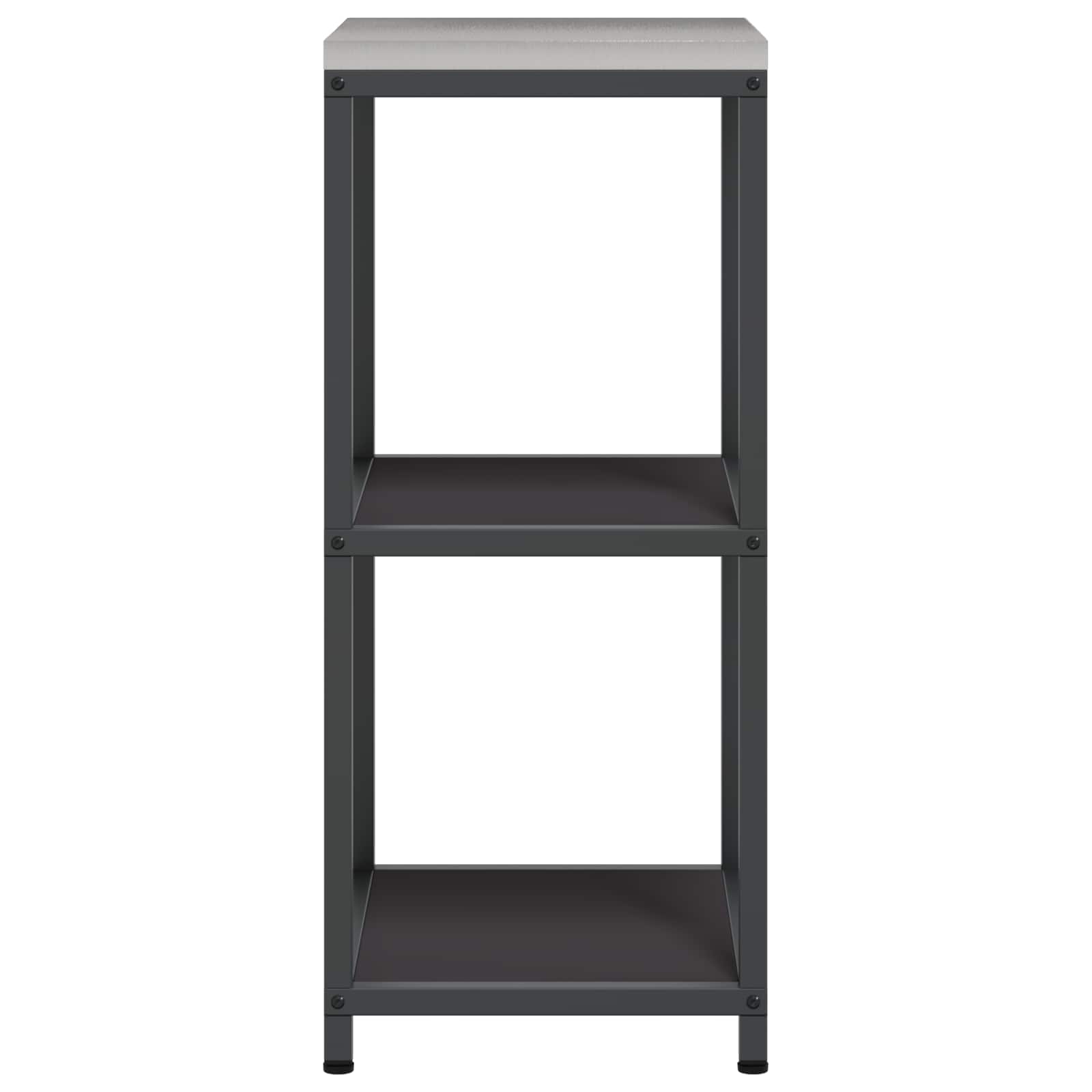 Küchenregal HATTEM Schwarz 40 x 50 x 92 cm Stahl