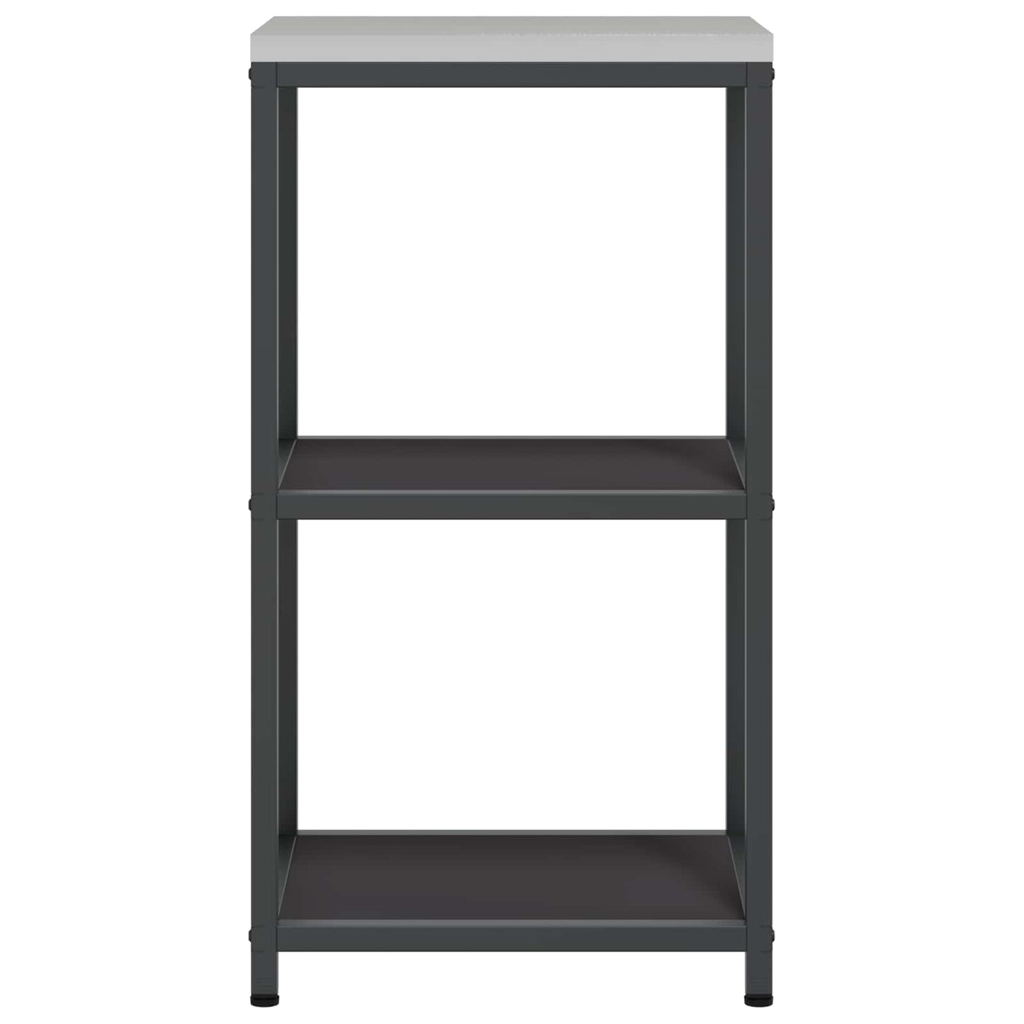 Küchenregal HATTEM Schwarz 40 x 50 x 92 cm Stahl