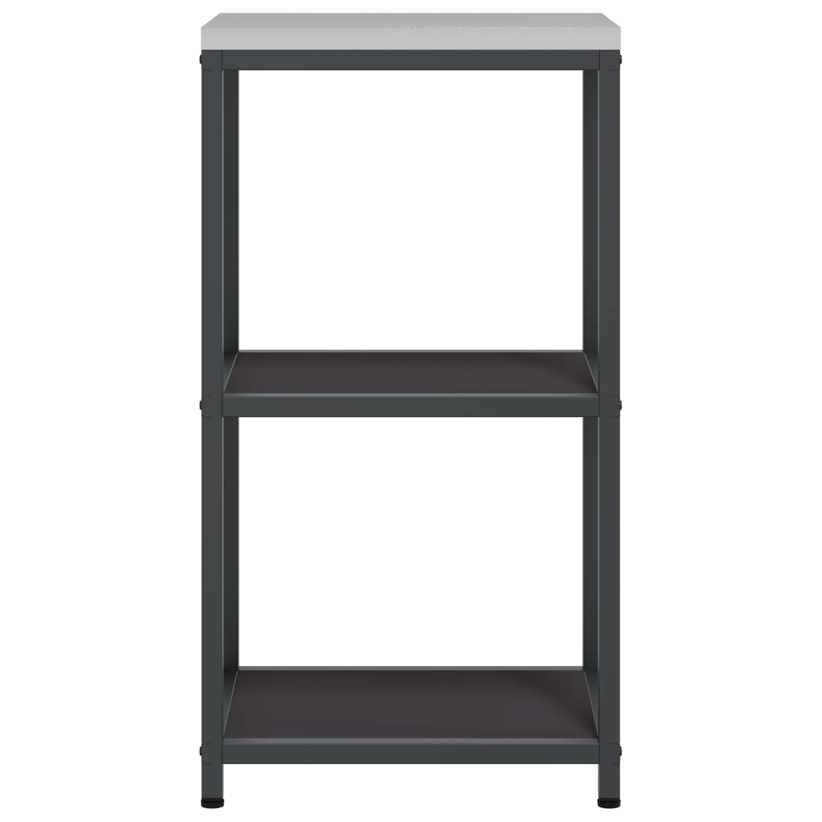 Küchenregal HATTEM Schwarz 40 x 50 x 92 cm Stahl