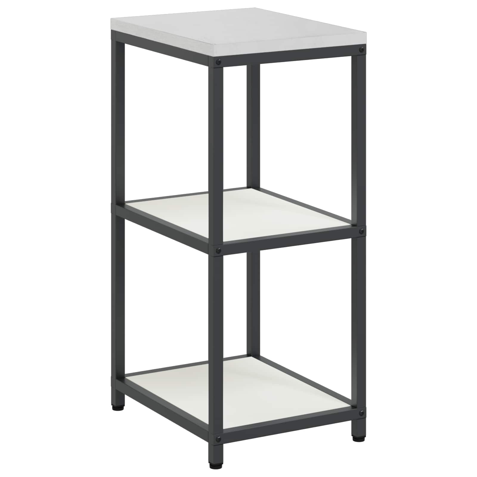 Küchenregal HATTEM Weiß 40 x 50 x 92 cm Stahl