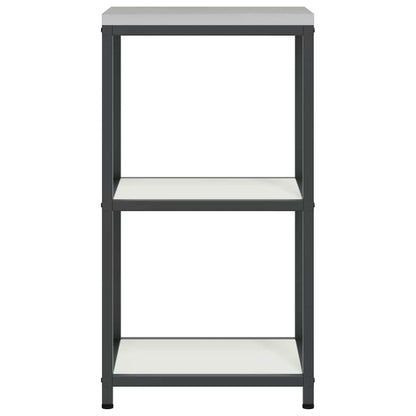 Küchenregal HATTEM Weiß 40 x 50 x 92 cm Stahl