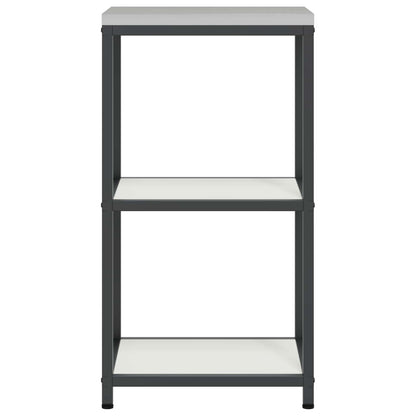 Küchenregal HATTEM Weiß 40 x 50 x 92 cm Stahl