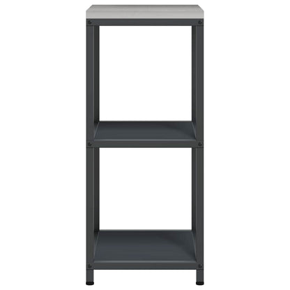 Küchenregal HATTEM Anthrazit 40 x 50 x 92 cm Stahl