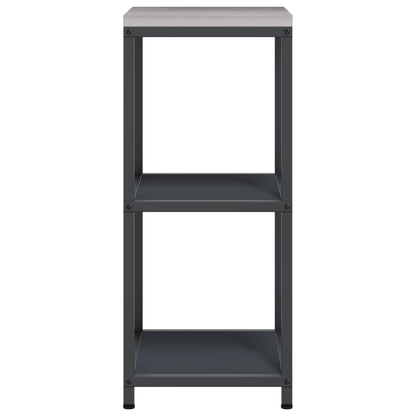 Küchenregal HATTEM Anthrazit 40 x 50 x 92 cm Stahl