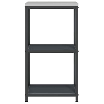 Küchenregal HATTEM Anthrazit 40 x 50 x 92 cm Stahl