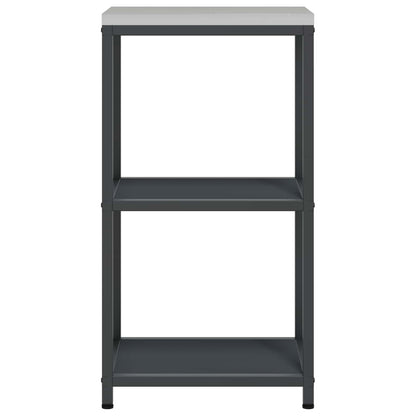 Küchenregal HATTEM Anthrazit 40 x 50 x 92 cm Stahl