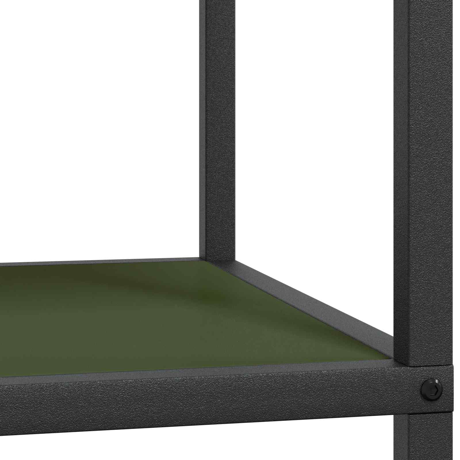 Küchenregal HATTEM Olivgrün 40 x 50 x 92 cm Stahl
