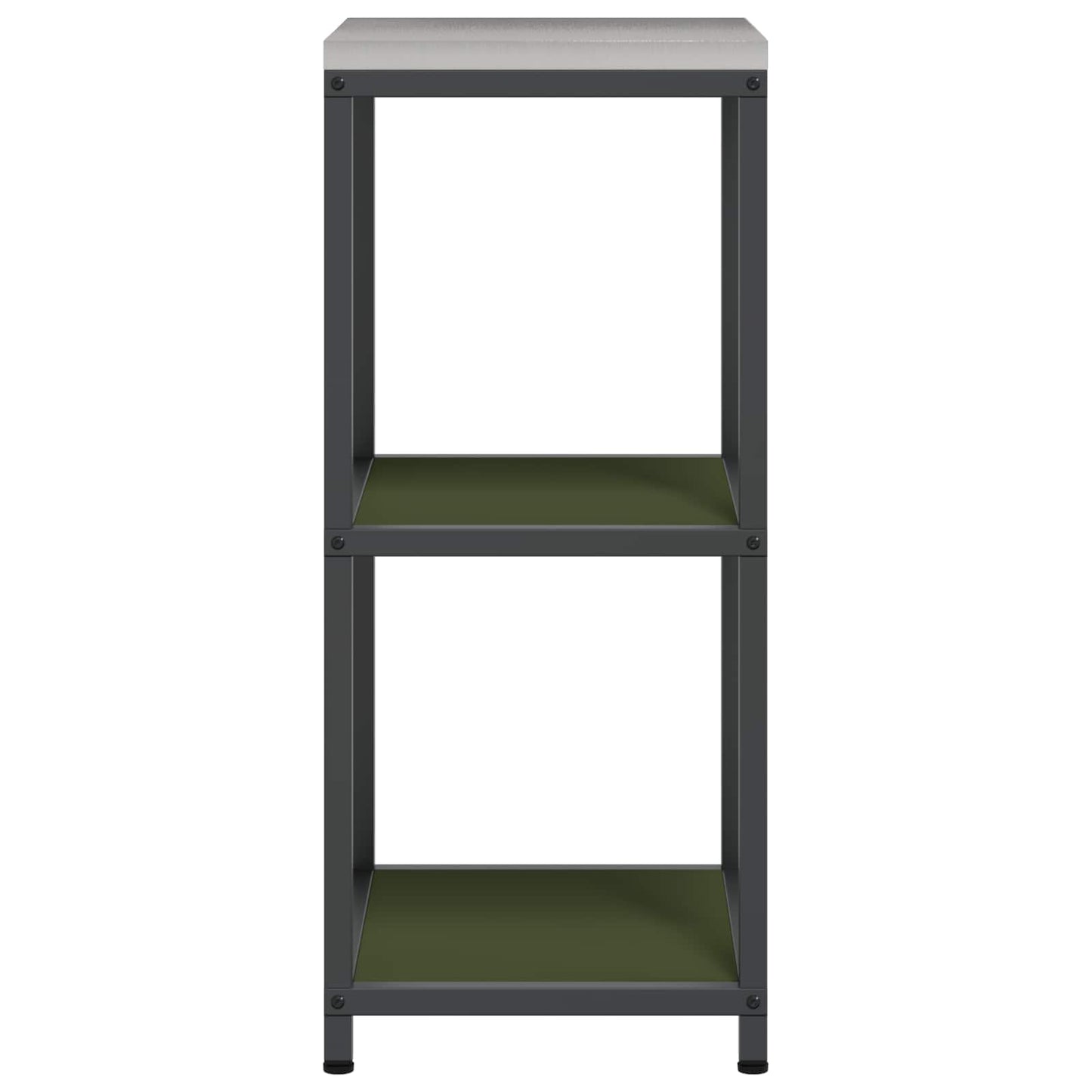 Küchenregal HATTEM Olivgrün 40 x 50 x 92 cm Stahl