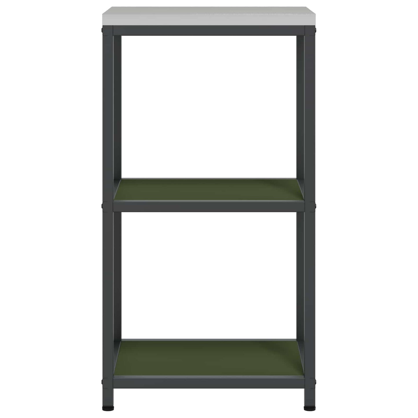 Küchenregal HATTEM Olivgrün 40 x 50 x 92 cm Stahl