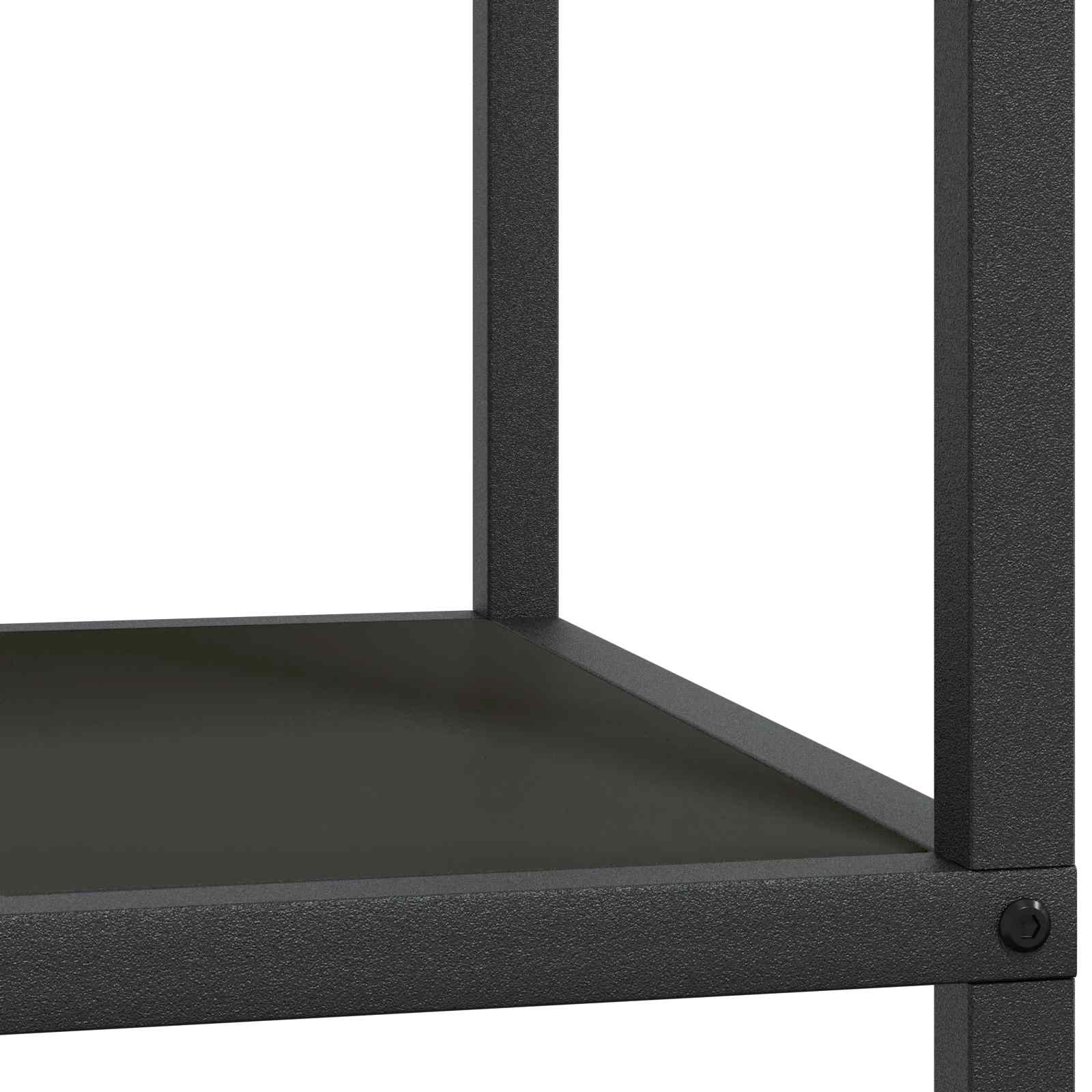 Küchenregal HATTEM Schwarz 30 x 50 x 92 cm Stahl