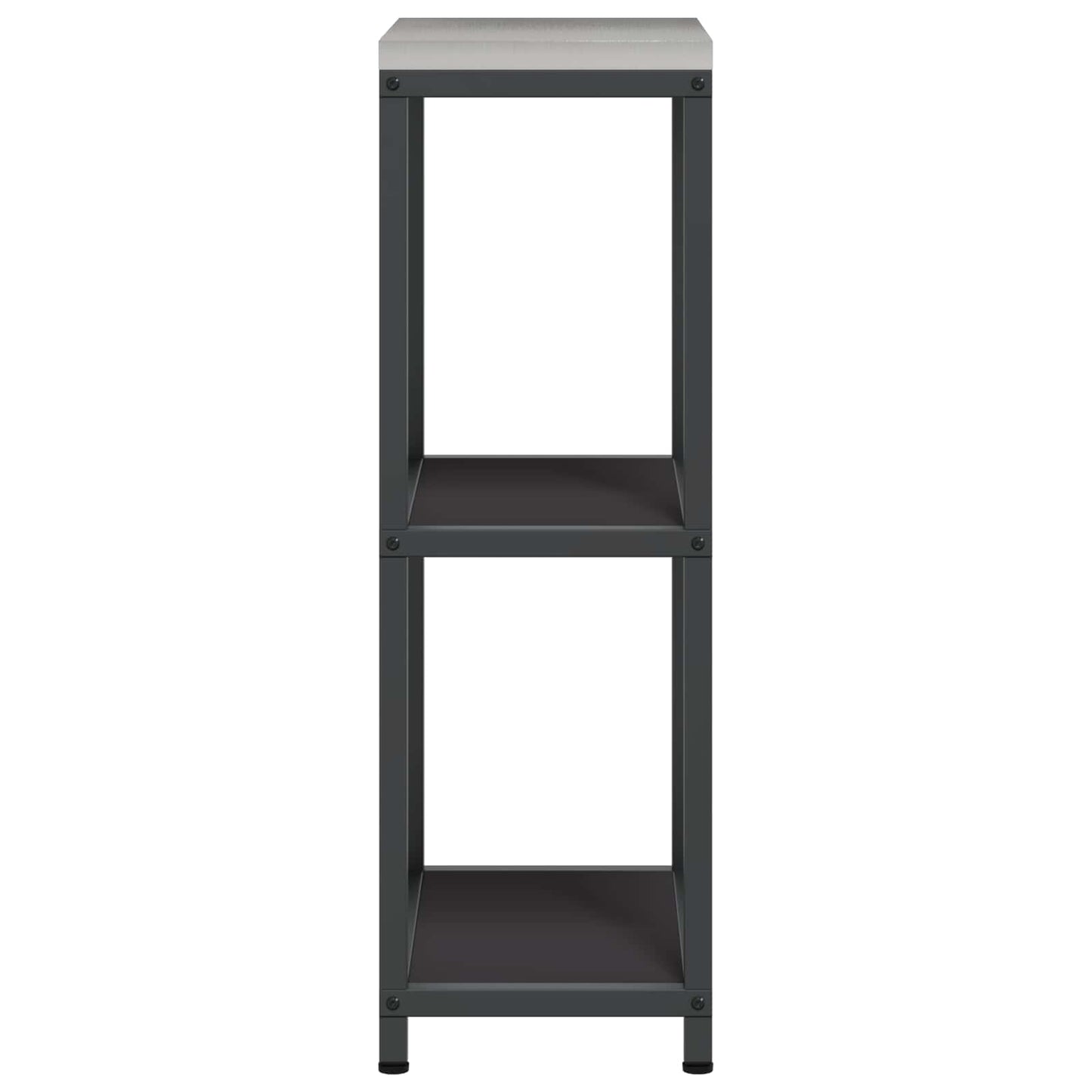 Küchenregal HATTEM Schwarz 30 x 50 x 92 cm Stahl