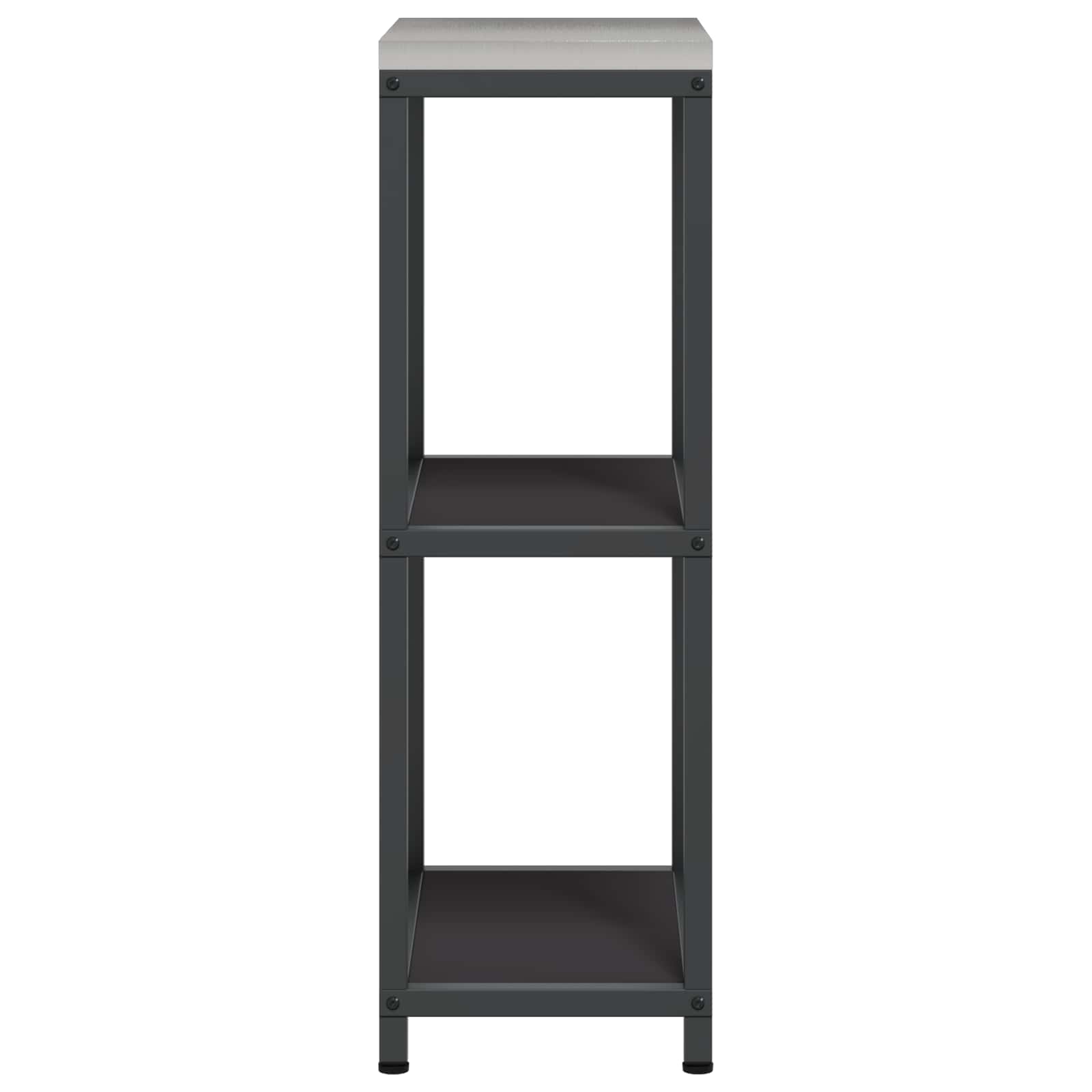 Küchenregal HATTEM Schwarz 30 x 50 x 92 cm Stahl