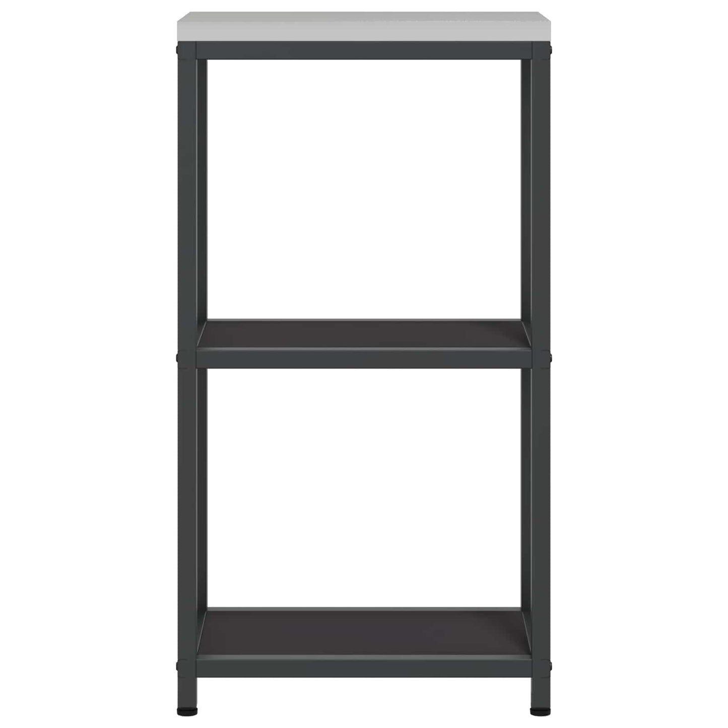 Küchenregal HATTEM Schwarz 30 x 50 x 92 cm Stahl