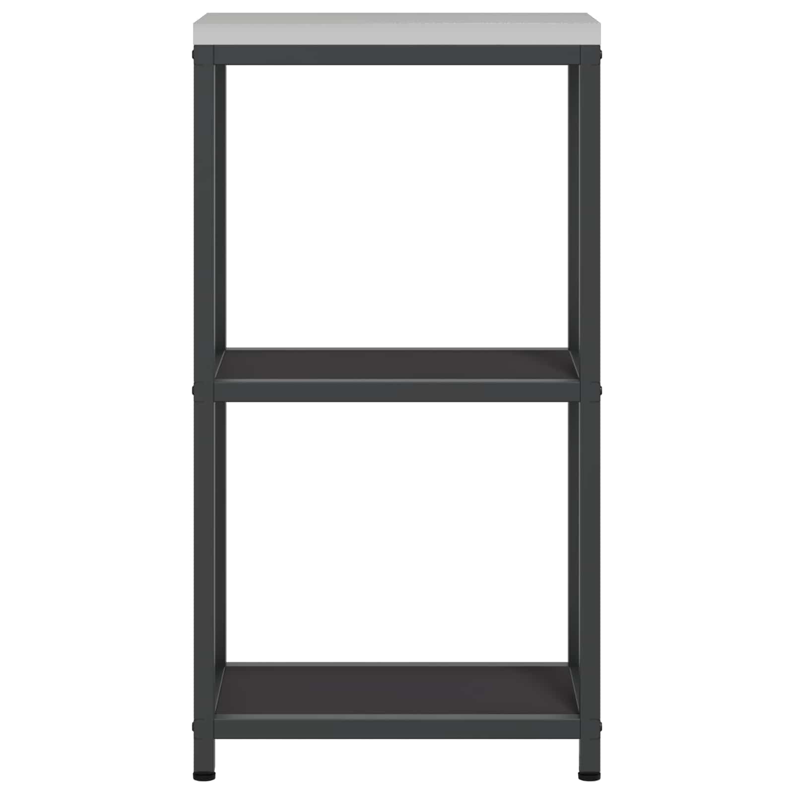 Küchenregal HATTEM Schwarz 30 x 50 x 92 cm Stahl