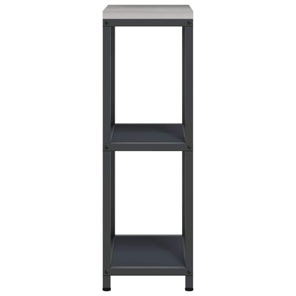 Küchenregal HATTEM Anthrazit 30 x 50 x 92 cm Stahl