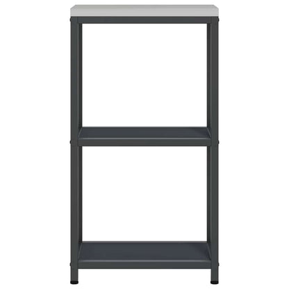 Küchenregal HATTEM Anthrazit 30 x 50 x 92 cm Stahl