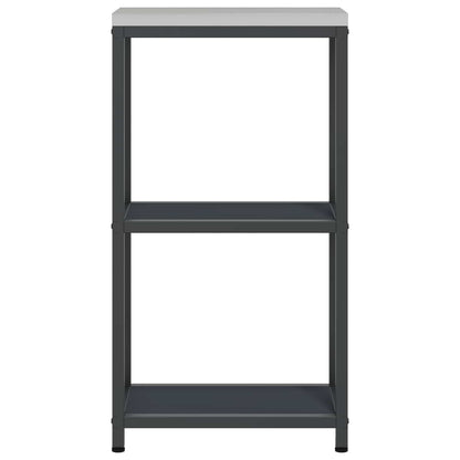 Küchenregal HATTEM Anthrazit 30 x 50 x 92 cm Stahl