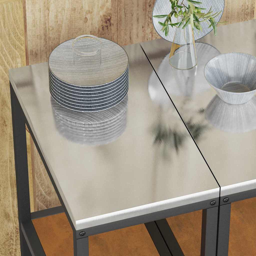 Küchenlageregal mit Regal mit Speicher Rostig Wetterfeststahl