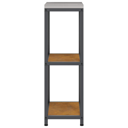Küchenregal HATTEM Rostig 30 x 50 x 92 cm Stahl