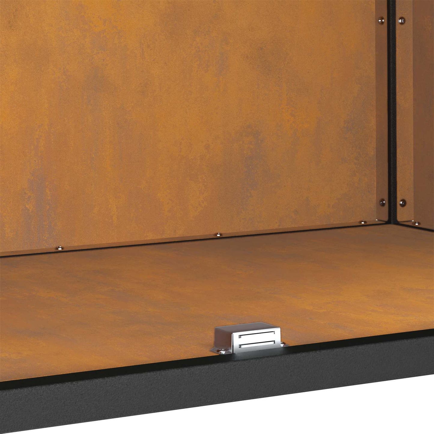 Küchenaufbewahrungsschrank HATTEM Rostig 90 x 50 x 92 cm Stahl