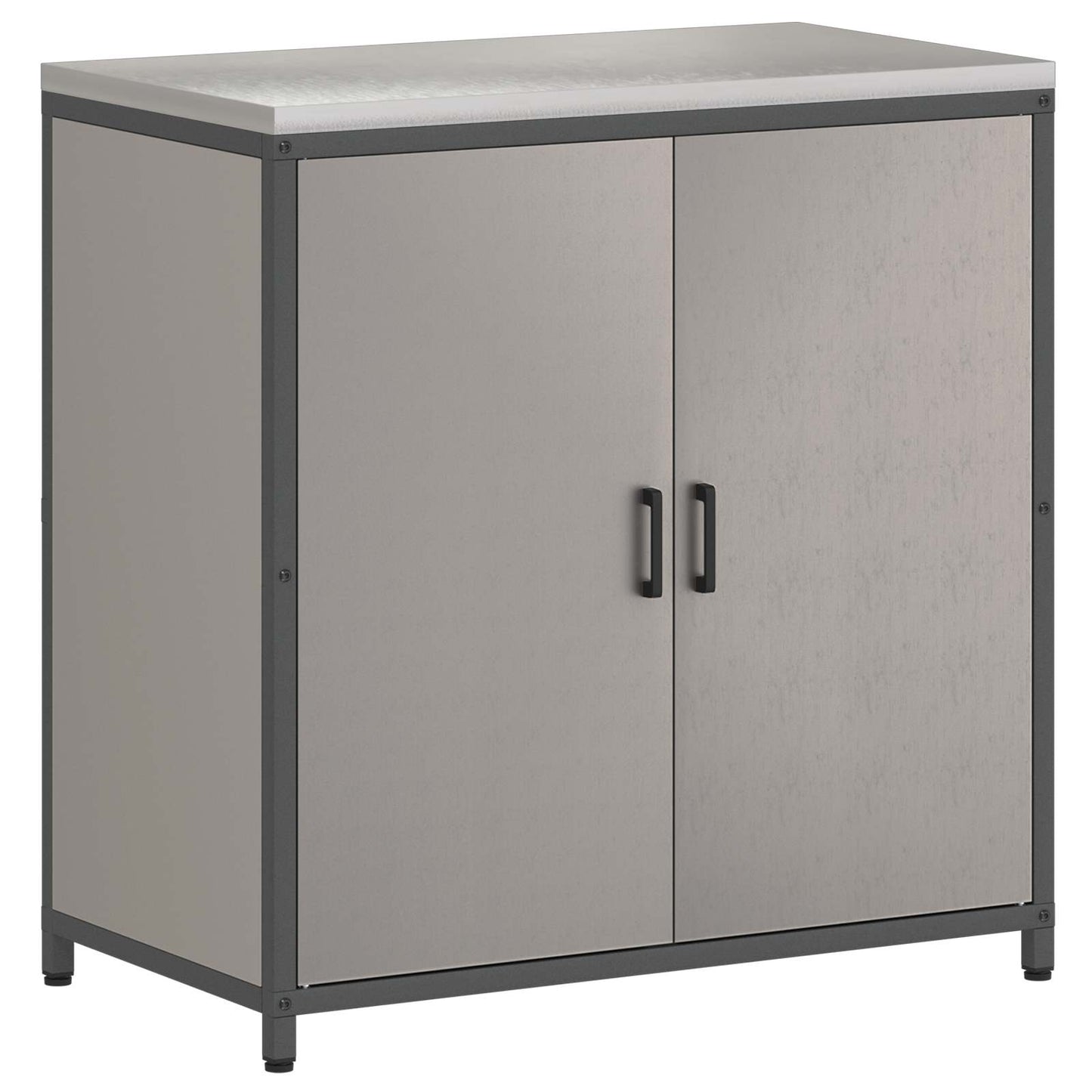 Küchenaufbewahrungsschrank HATTEM Rostig 90 x 50 x 92 cm Stahl