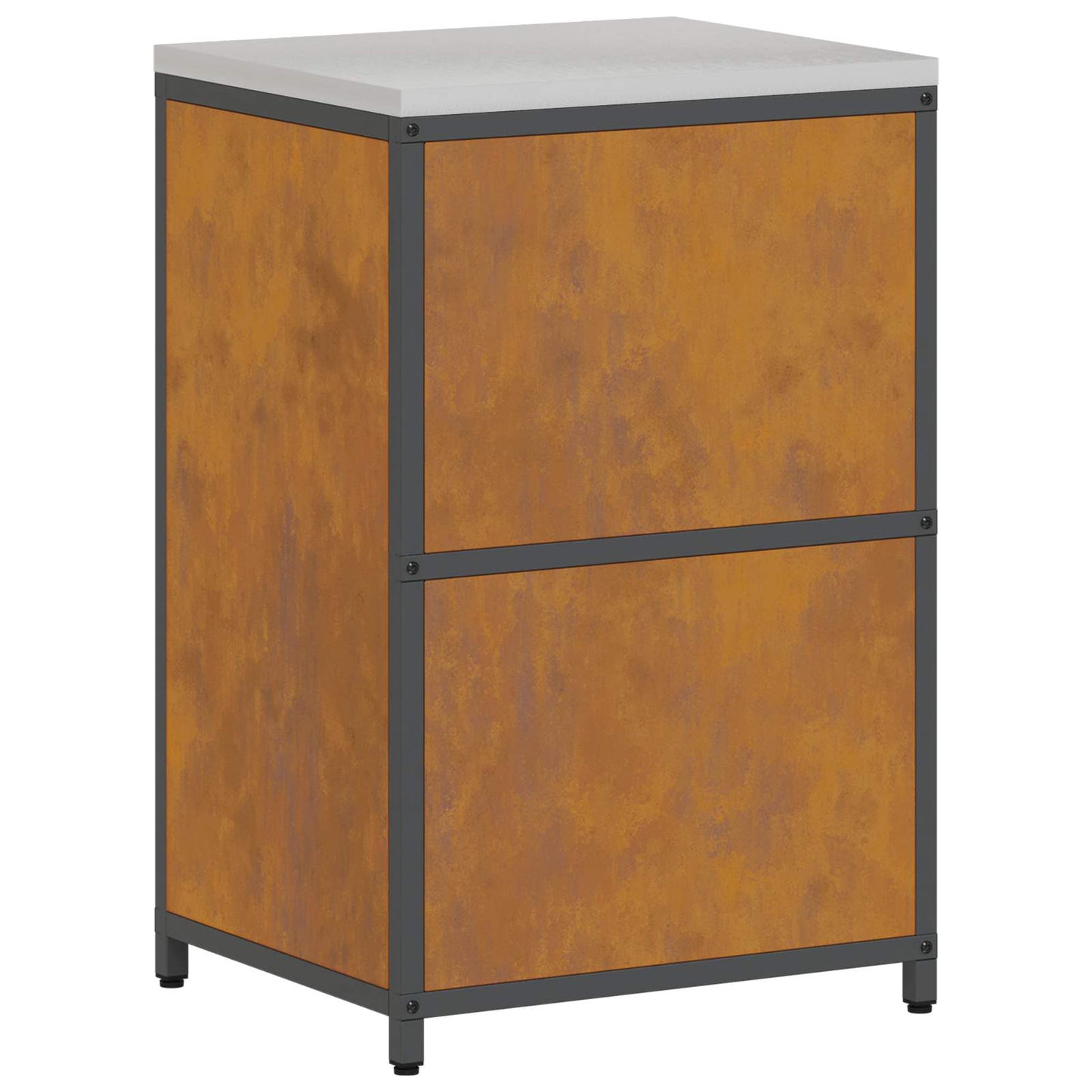 Küchenaufbewahrungsschrank HATTEM Rostig 60 x 50 x 92 cm Stahl