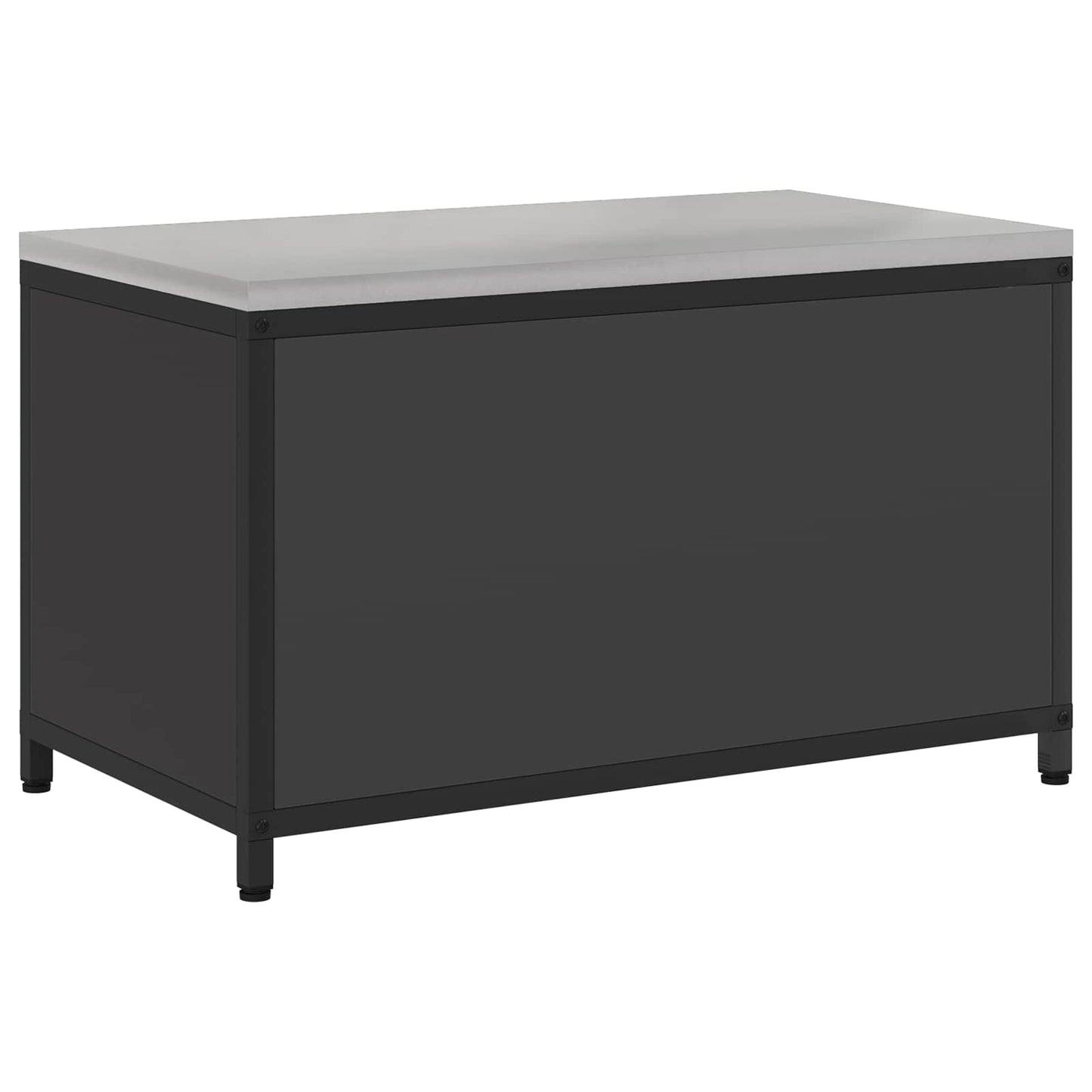 Küchenaufbewahrungsschrank HATTEM Schwarz 90 x 50 x 53 cm Stahl
