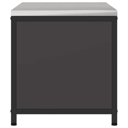 Küchenaufbewahrungsschrank HATTEM Schwarz 90 x 50 x 53 cm Stahl