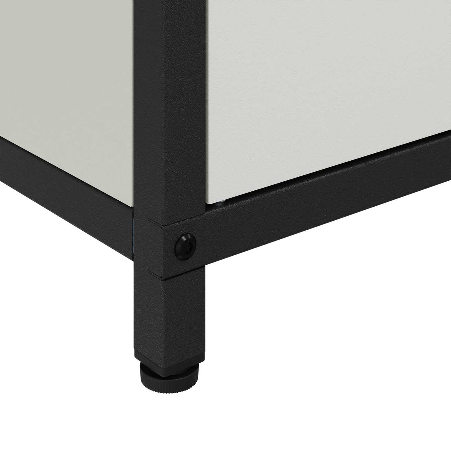 Küchenaufbewahrungsschrank HATTEM Weiß 90 x 50 x 53 cm Stahl