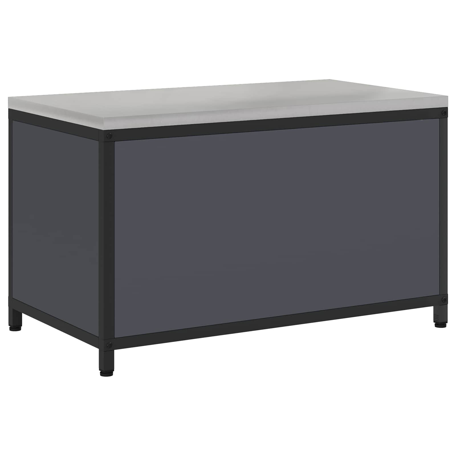 Küchenaufbewahrungsschrank HATTEM Anthrazit 90 x 50 x 53 cm