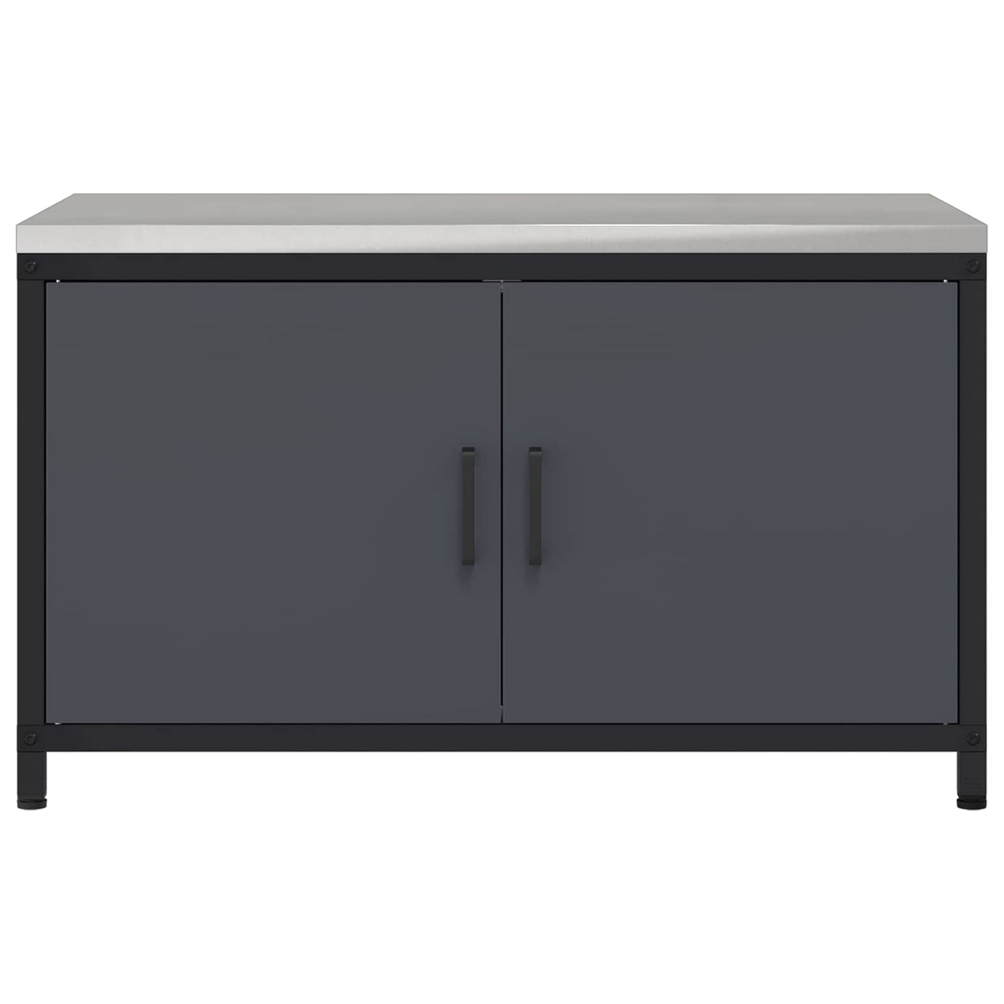 Küchenaufbewahrungsschrank HATTEM Anthrazit 90 x 50 x 53 cm