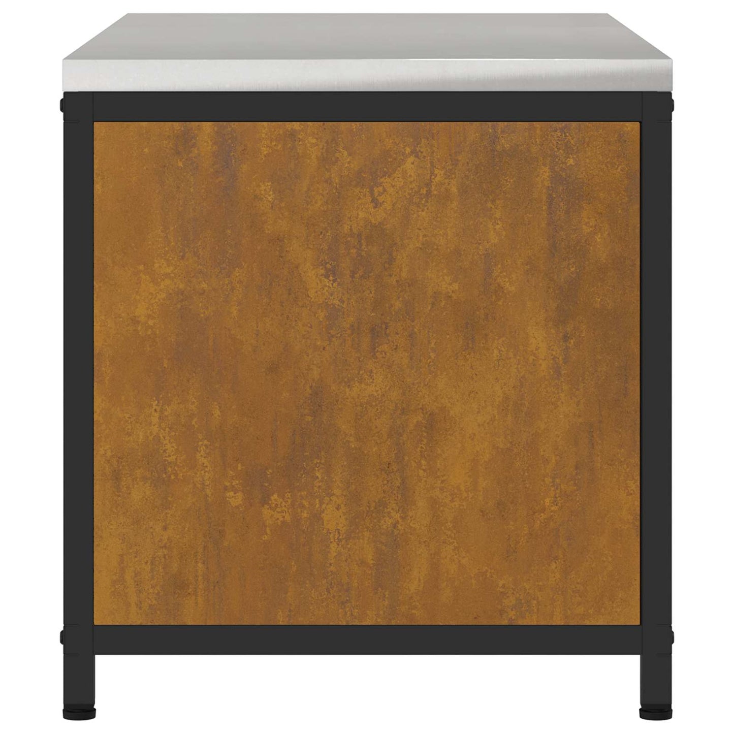 Küchenaufbewahrungsschrank HATTEM Rostig 90 x 50 x 53 cm Stahl