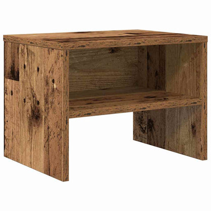 Nachttisch Altholz 40 x 30 x 30 cm Holzwerkstoff