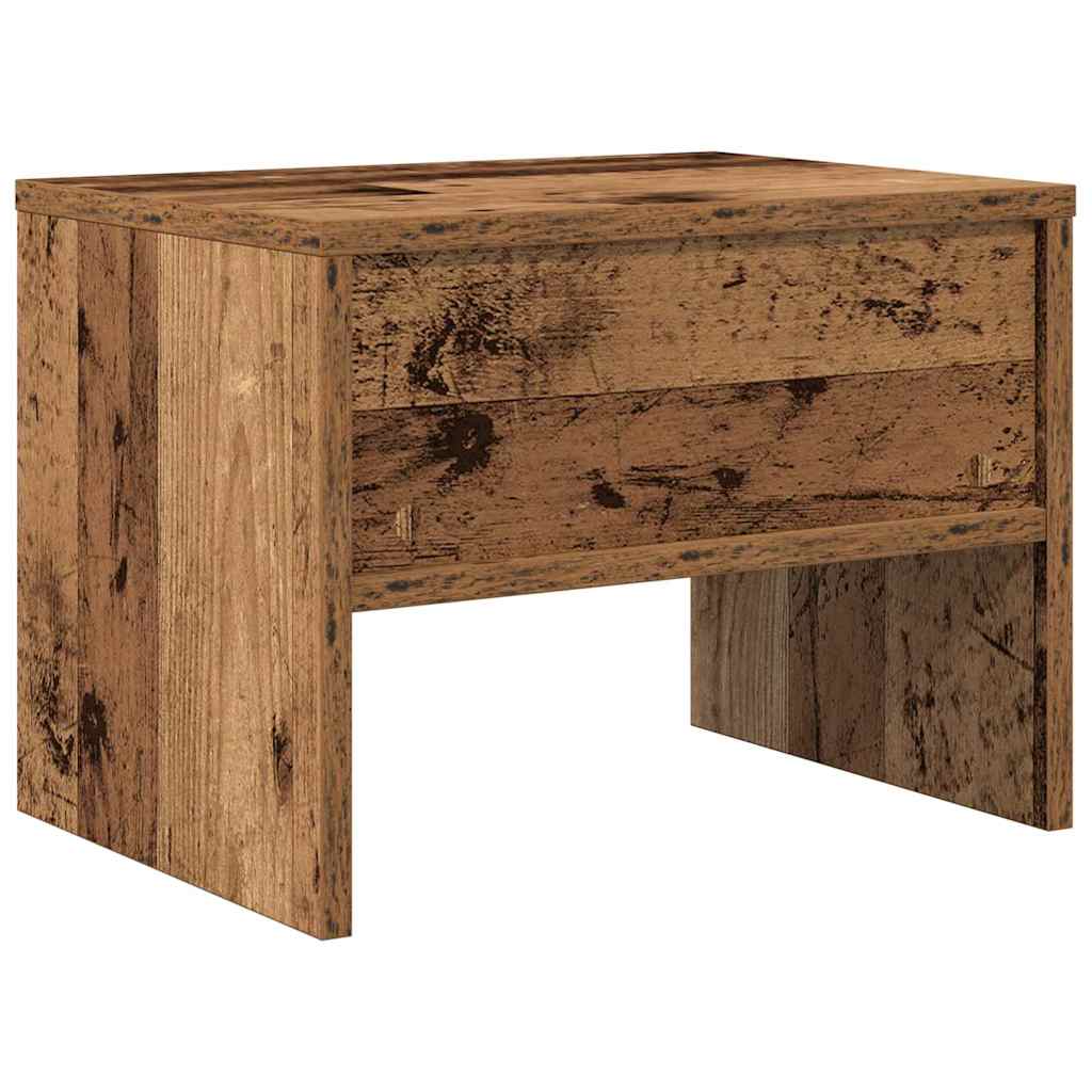 Nachttisch Altholz 40 x 40 x 30 cm Holzwerkstoff