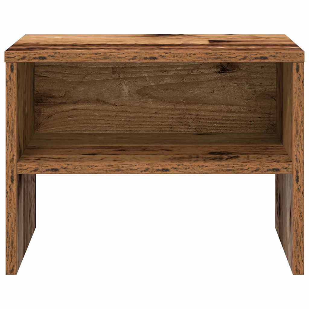 Nachttisch Altholz 40 x 30 x 30 cm Holzwerkstoff